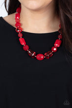 Load image into Gallery viewer, Paparazzi Here Today, GONDOLA Tomorrow - Red Necklace

