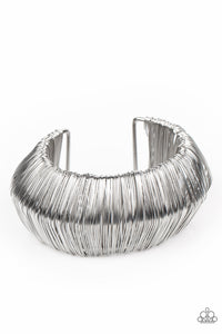 Paparazzi Wild About Wire - Silver Bracelet