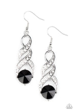 Load image into Gallery viewer, Paparazzi High-Ranking Royalty - Black Earrings
