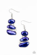 Load image into Gallery viewer, Paparazzi Gem Galaxy - Blue Earring
