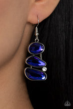 Load image into Gallery viewer, Paparazzi Gem Galaxy - Blue Earring
