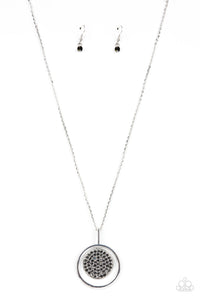 Paparazzi There She GLOWS! - Silver Necklace