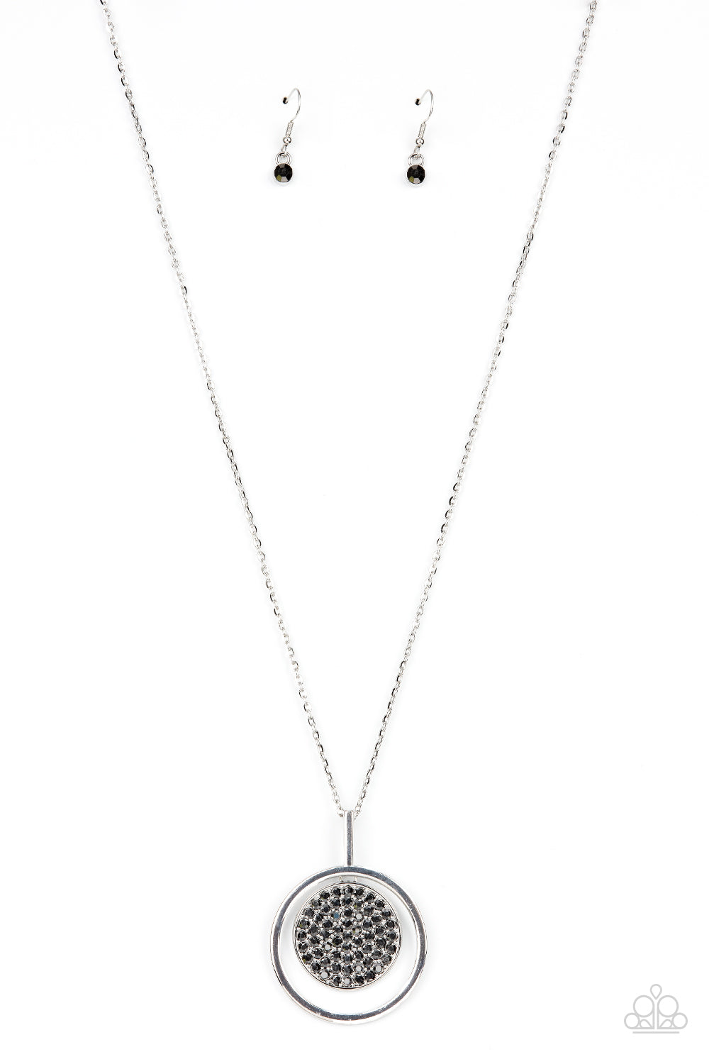 Paparazzi There She GLOWS! - Silver Necklace