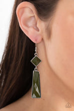 Load image into Gallery viewer, Paparazzi Hollywood Harmony - Green Earring
