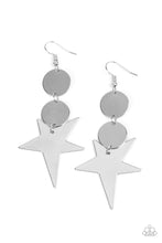 Load image into Gallery viewer, Paparazzi Star Bizarre - Silver Earrings
