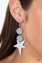 Load image into Gallery viewer, Paparazzi Star Bizarre - Silver Earrings
