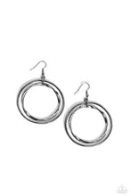 Load image into Gallery viewer, Paparazzi Rebel Rotation - Black Earrings
