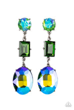 Load image into Gallery viewer, Paparazzi Extra Envious - Green Earring
