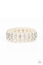 Load image into Gallery viewer, Paparazzi Eiffel Tower Elegance - White Bracelet
