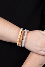 Load image into Gallery viewer, Paparazzi Free-Spirited Spiral - White Bracelet
