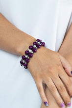 Load image into Gallery viewer, Paparazzi Starlight Reflection - Purple Bracelet
