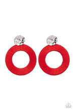 Load image into Gallery viewer, Paparazzi Strategically Sassy - Red Earring
