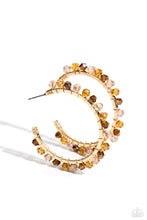 Load image into Gallery viewer, Paparazzi Halo Hustle - Brown Earrings
