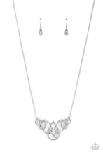 Load image into Gallery viewer, Paparazzi Thunderstruck Teardrops - White Necklace
