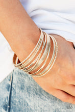 Load image into Gallery viewer, Paparazzi Circlet Circus - Gold Bracelet
