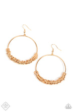 Load image into Gallery viewer, Paparazzi Retro Ringleader - Gold Earring
