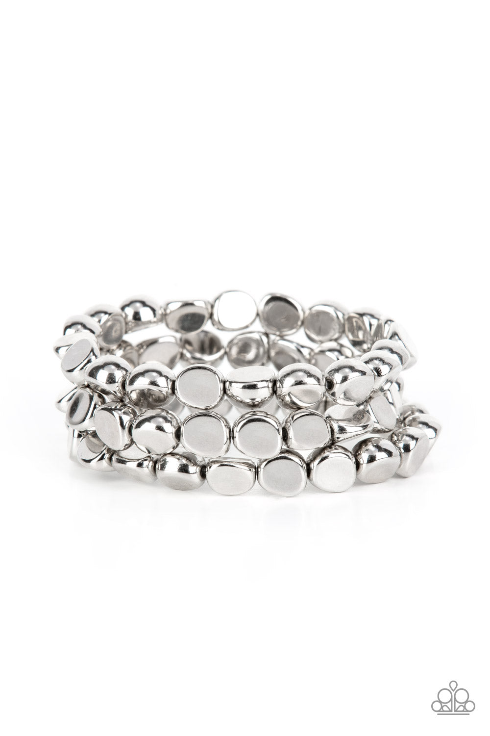 Paparazzi HAUTE Stone - Silver Bracelet