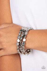 Paparazzi HAUTE Stone - Silver Bracelet