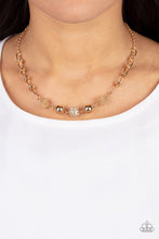 Load image into Gallery viewer, Paparazzi Taunting Twinkle - Gold Necklace

