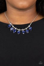 Load image into Gallery viewer, Paparazzi Crown Jewel Couture - Blue Necklace
