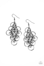 Load image into Gallery viewer, Paparazzi Head Rush - Black Earring

