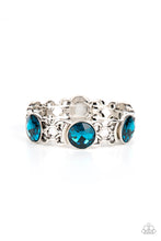 Load image into Gallery viewer, Paparazzi Devoted to Drama - Blue Bracelet

