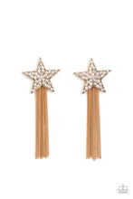 Load image into Gallery viewer, Paparazzi Superstar Solo - Gold Earring
