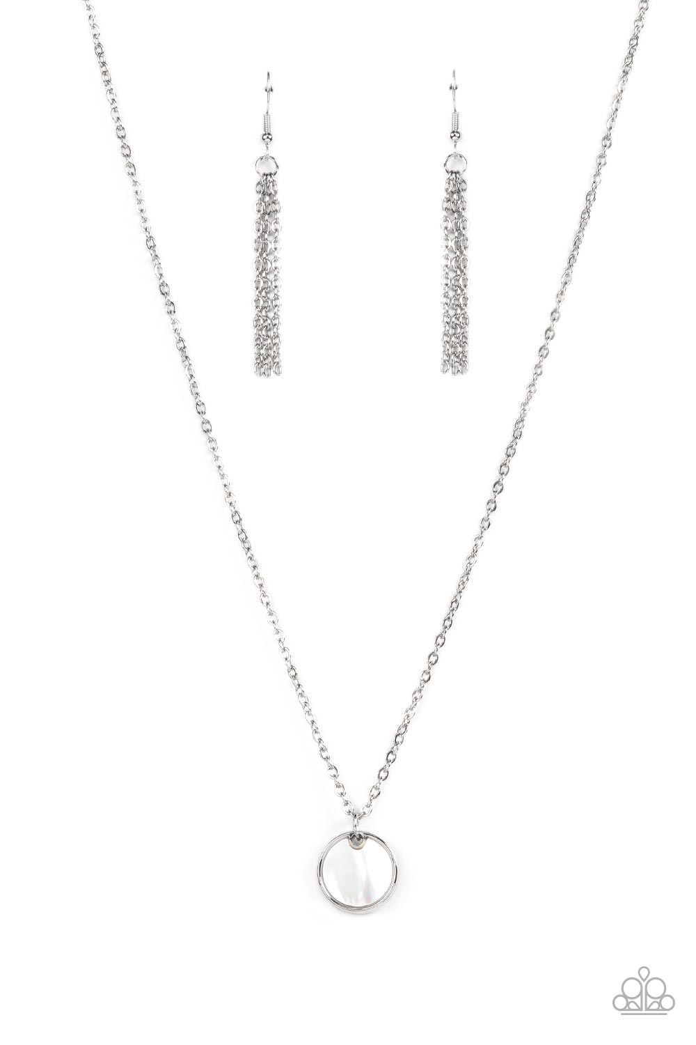 Paparazzi New Age Nautical - White Necklace