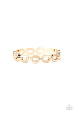 Load image into Gallery viewer, Paparazzi Powerhouse Plunder - Gold Bracelet
