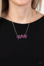 Load image into Gallery viewer, Paparazzi Petunia Picnic - Purple Necklace
