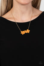 Load image into Gallery viewer, Paparazzi Petunia Picnic - Orange Necklace
