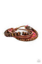 Load image into Gallery viewer, Paparazzi Timberland Trendsetter - Pink Bracelet
