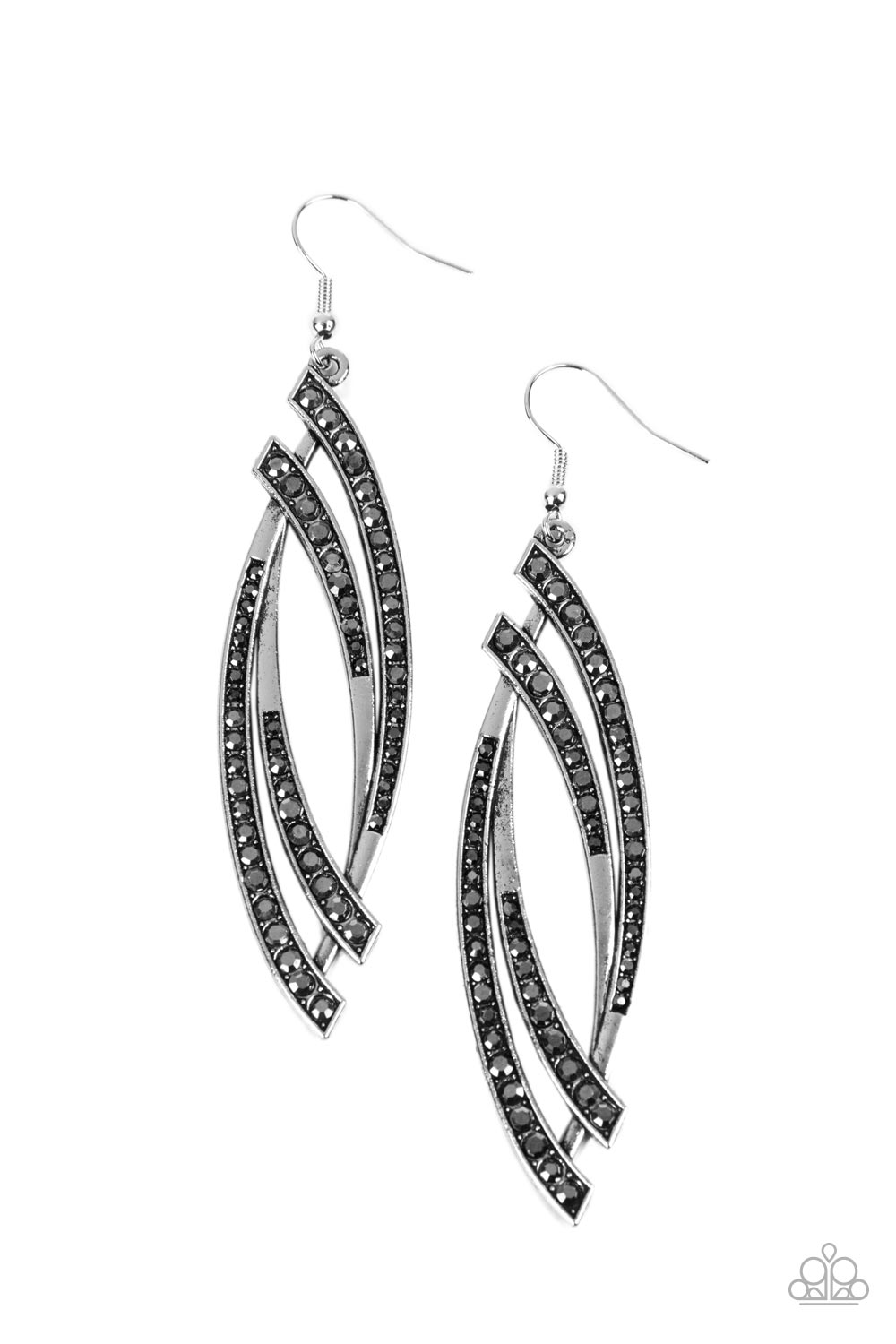 Paparazzi Twinkle for Two - Silver Earrings