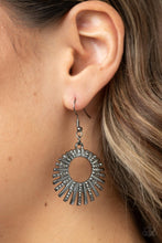 Load image into Gallery viewer, Paparazzi Rebel Resplendence - Black Earring
