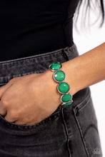 Load image into Gallery viewer, Paparazzi Long Live the Loud - Green Bracelet
