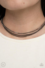 Load image into Gallery viewer, Paparazzi Glitzy Gusto - Black Necklace
