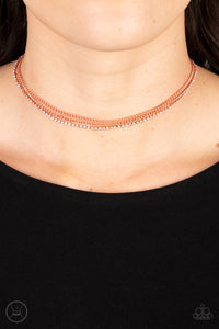 Paparazzi Glitzy Gusto - Copper Necklace