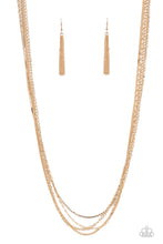Load image into Gallery viewer, Paparazzi Undauntingly Urban - Gold Necklace
