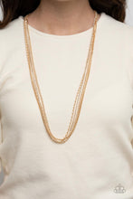Load image into Gallery viewer, Paparazzi Undauntingly Urban - Gold Necklace
