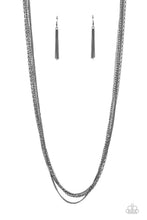 Load image into Gallery viewer, Paparazzi Undauntingly Urban - Black Necklace
