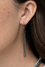 Load image into Gallery viewer, Paparazzi Undauntingly Urban - Black Necklace
