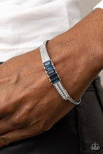 Load image into Gallery viewer, Paparazzi Spritzy Sparkle - Blue Bracelet
