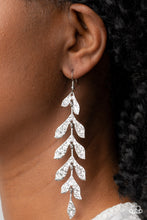 Load image into Gallery viewer, Paparazzi Lead From the FROND - Silver Earrings
