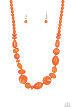 Load image into Gallery viewer, Paparazzi Tropical Tsunami - Orange Necklace
