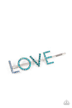 Load image into Gallery viewer, Paparazzi True Love Twinkle - Blue Hair Accessory
