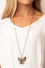 Load image into Gallery viewer, Paparazzi Butterfly Boutique - Copper Necklace
