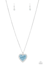 Load image into Gallery viewer, Paparazzi Heart Full of Luster - Blue Necklace
