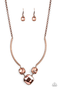 Paparazzi Divine IRIDESCENCE - Copper Necklace