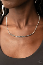 Load image into Gallery viewer, Paparazzi Collar Poppin Sparkle - Silver Necklace
