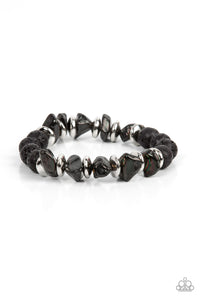 Paparazzi Volcanic Vacay - Silver Bracelet